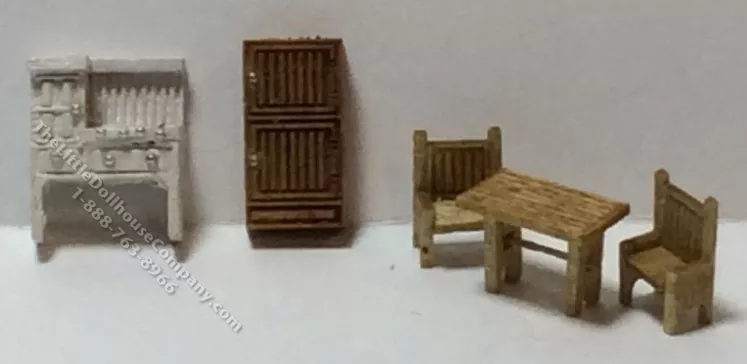 1:144 Scale 5pc Country Kitchen Kit
