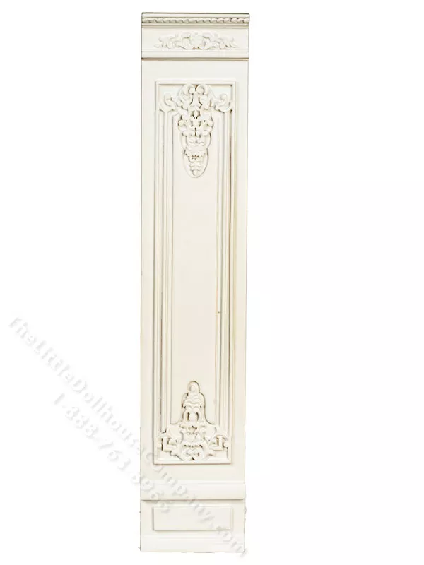 Miniature 2" White Wall Panel for Dollhouses