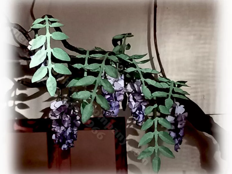 Miniature Laser Cut Wisteria Kit for Dollhouses