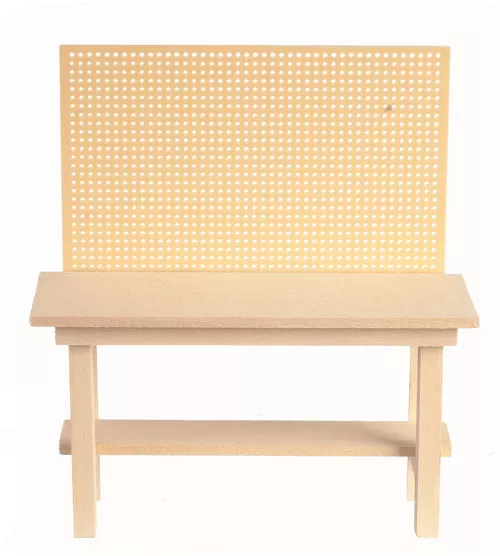 Miniature Workbench for Dollhouses