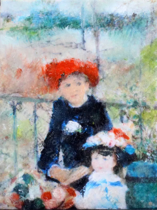 "Two Sisters" Replica Painting by Larry Morganti