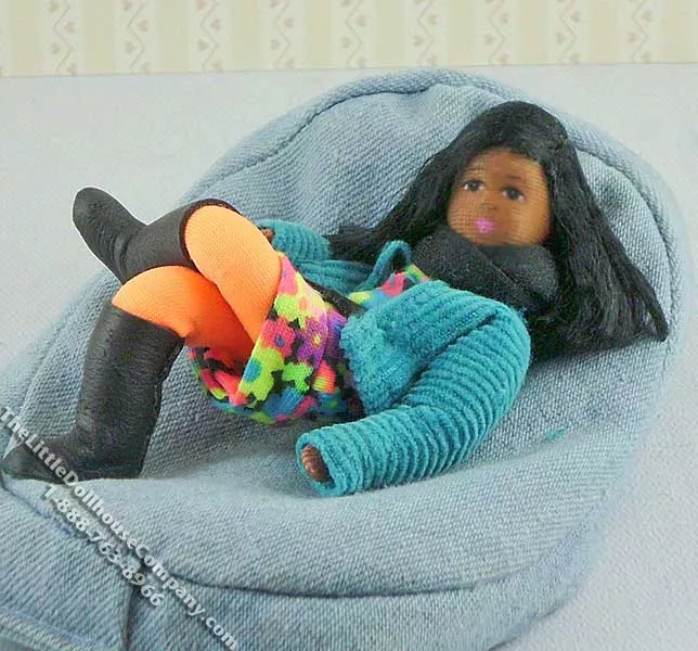 Zoe Flexible Girl Doll by Erna Meyer for Dollhouses